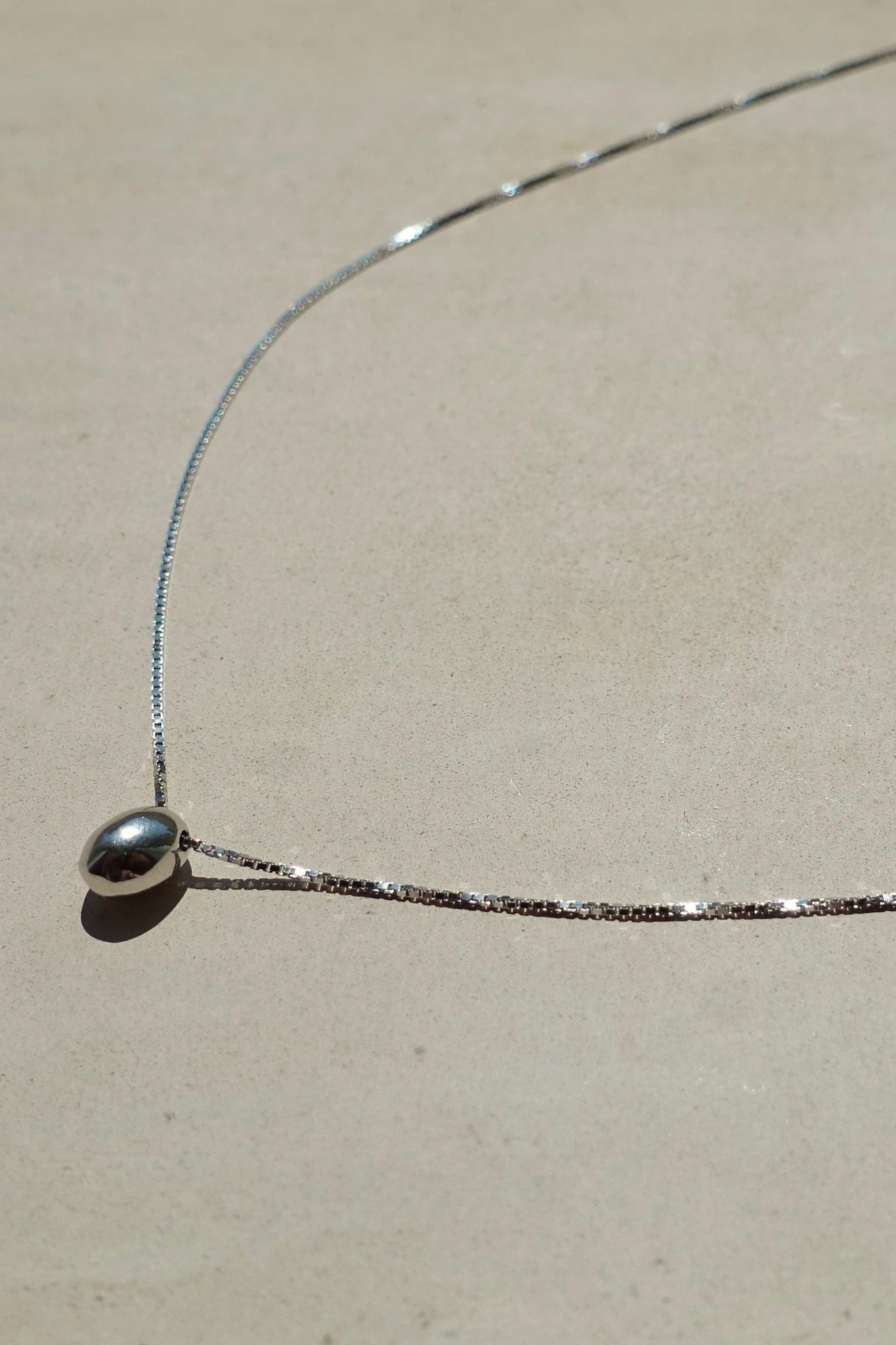 Briella Sterling Silver Waterdrop Necklace - Skin and Threads