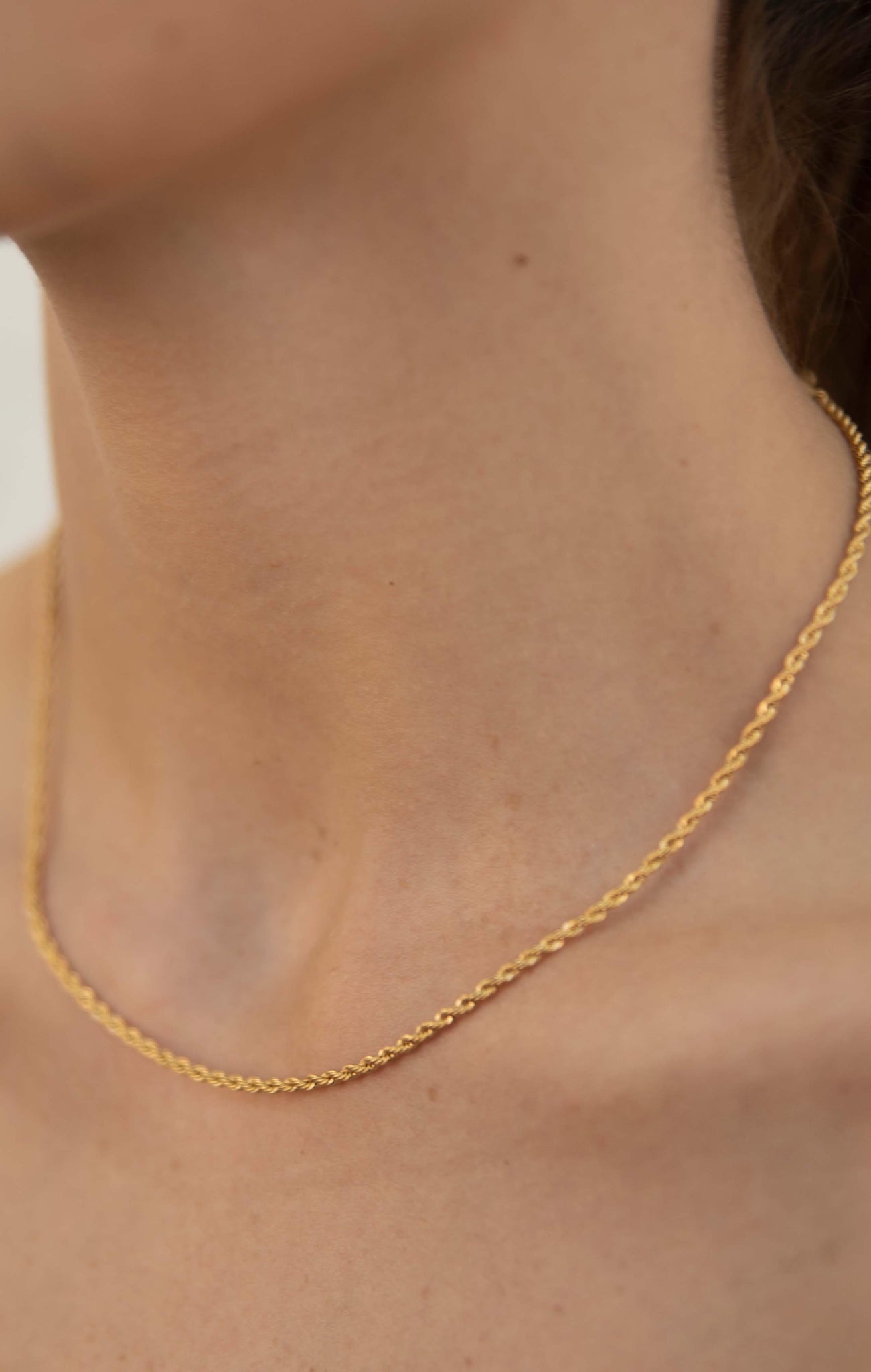 Briella Gold Choker Necklace - Skin and Threads