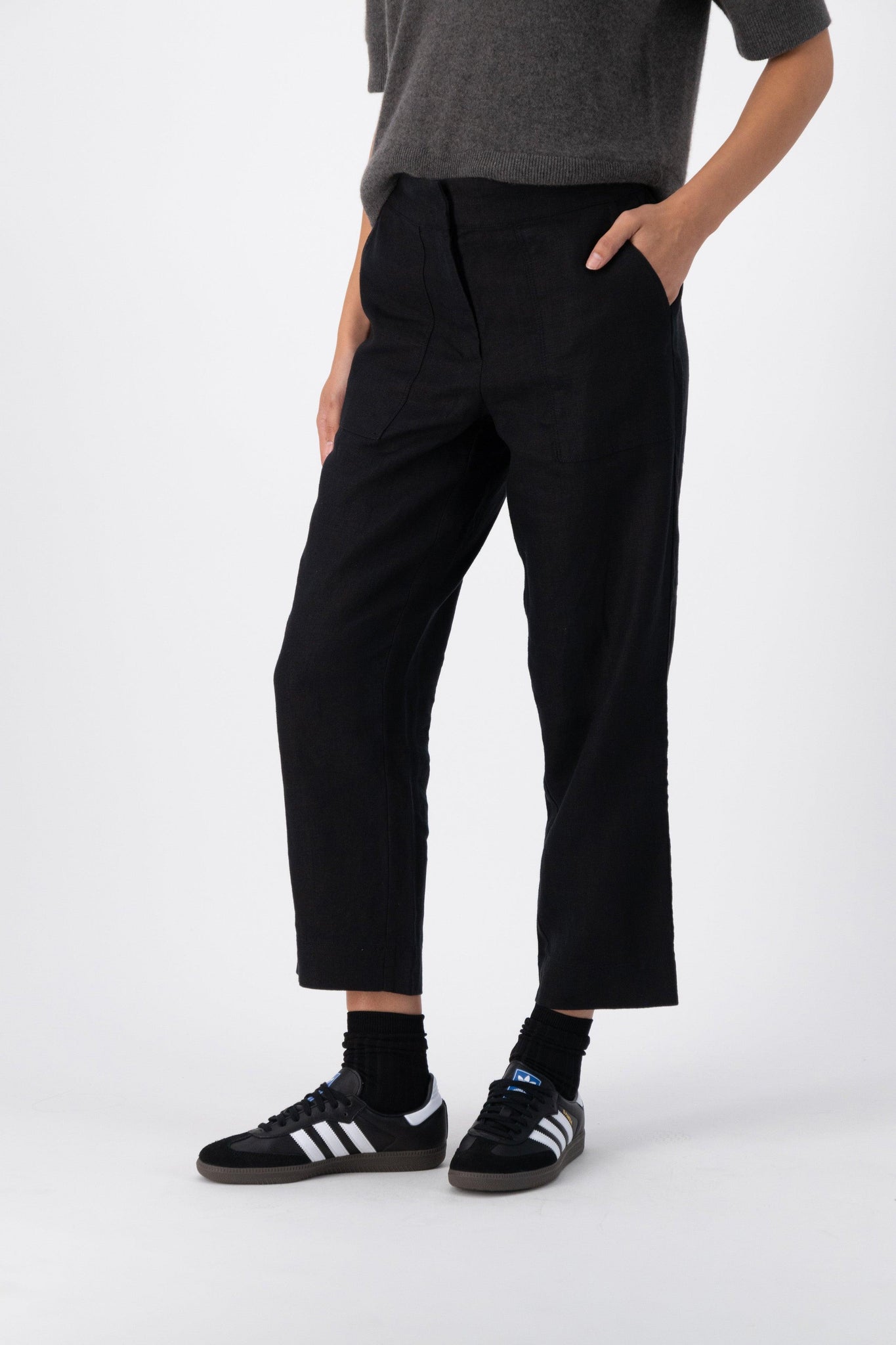 Linen Tapered Pant - Skin and Threads