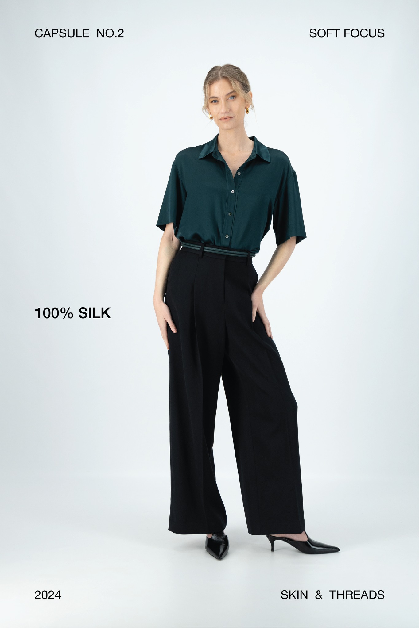 Louis Silk Satin S/S Shirt
