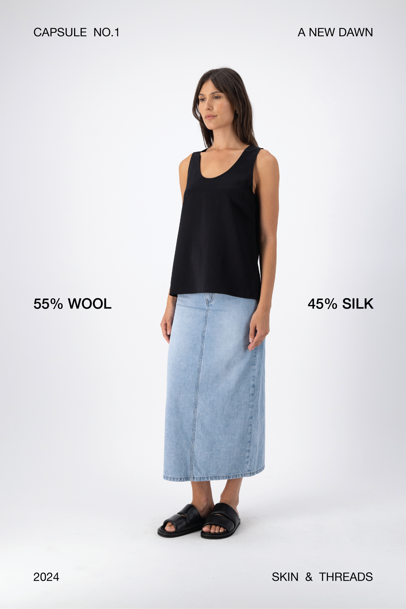 Sia Wool Silk Tank