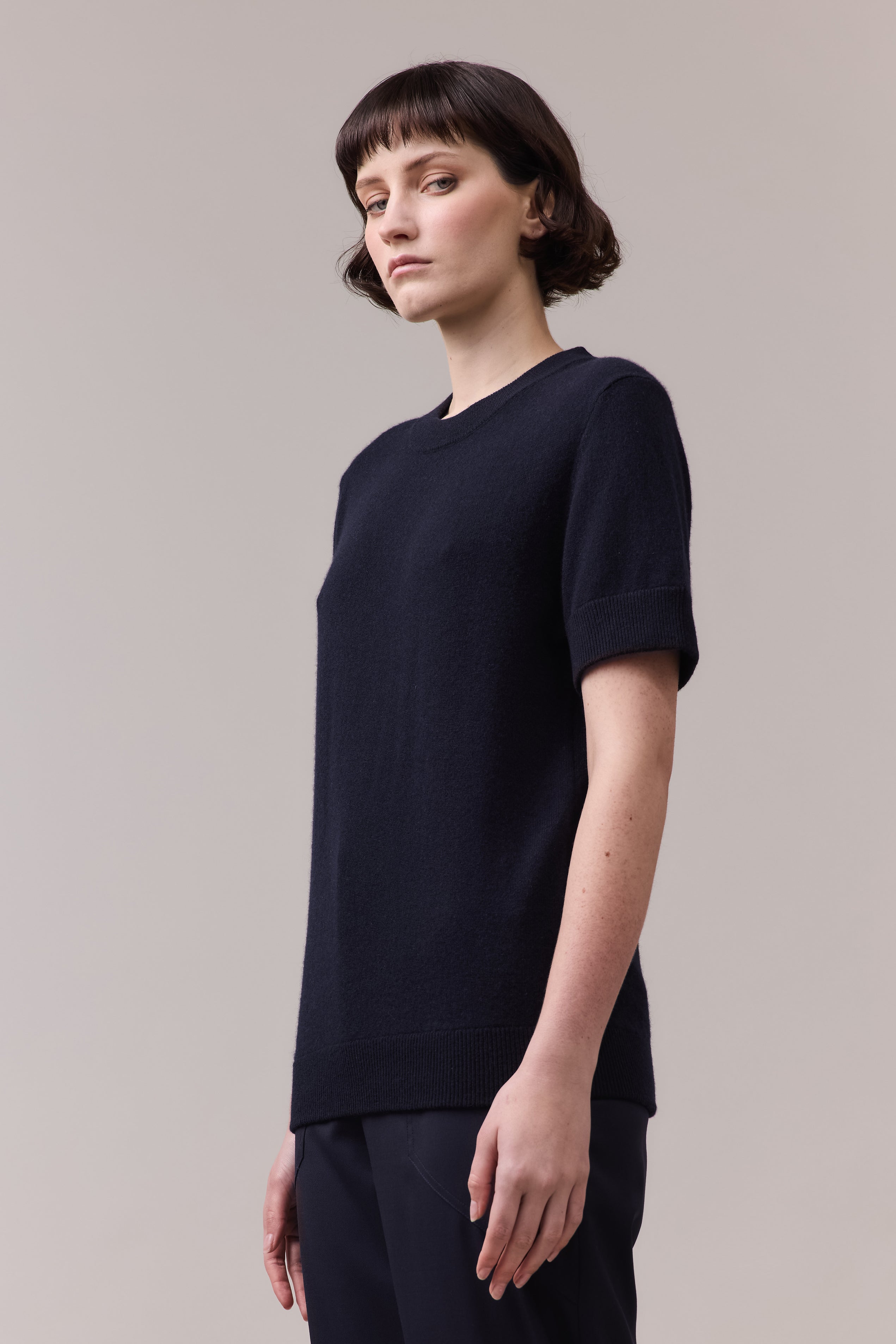 Cashmere Longline Tee