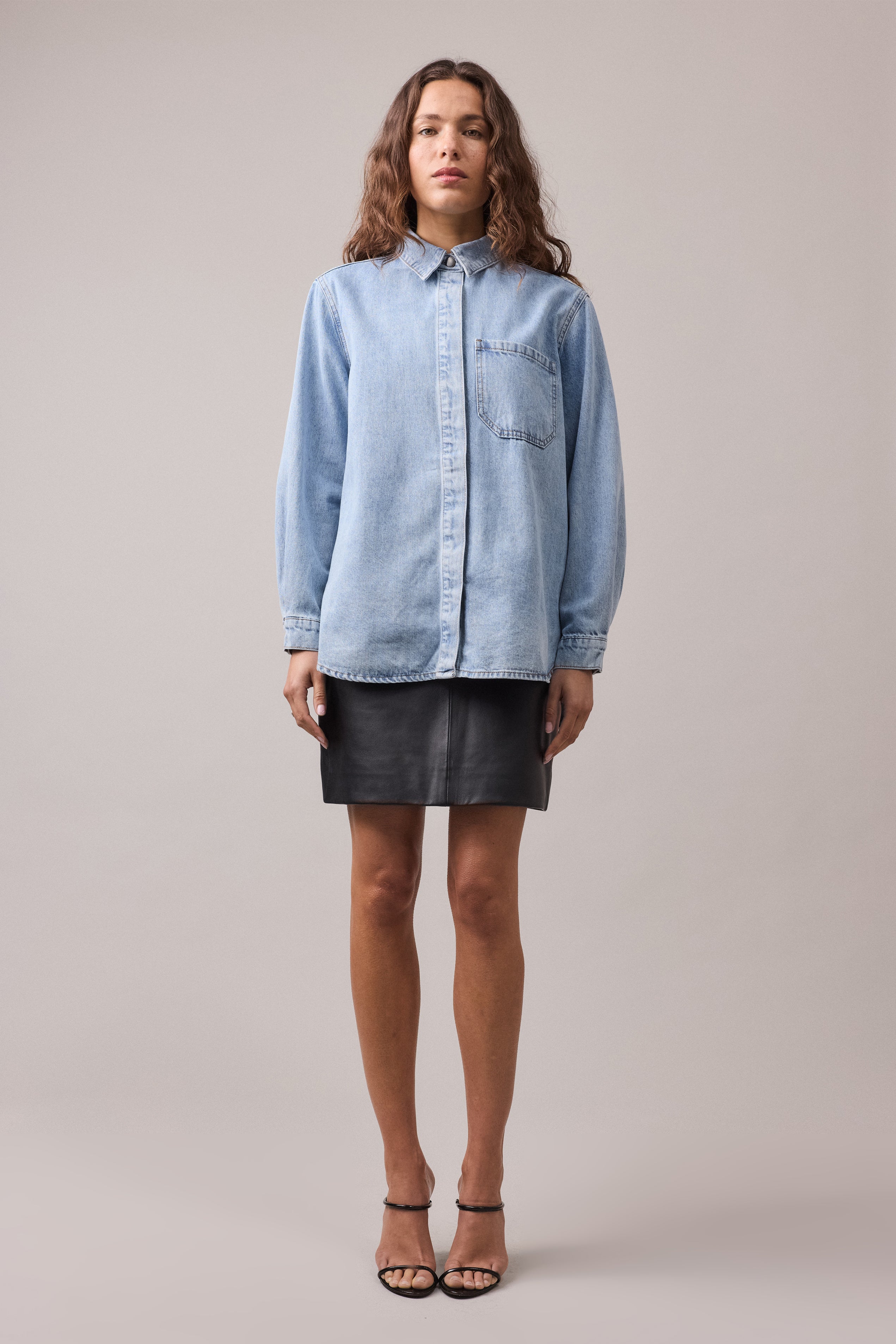 Taylor Denim Shirt - Bleach Wash