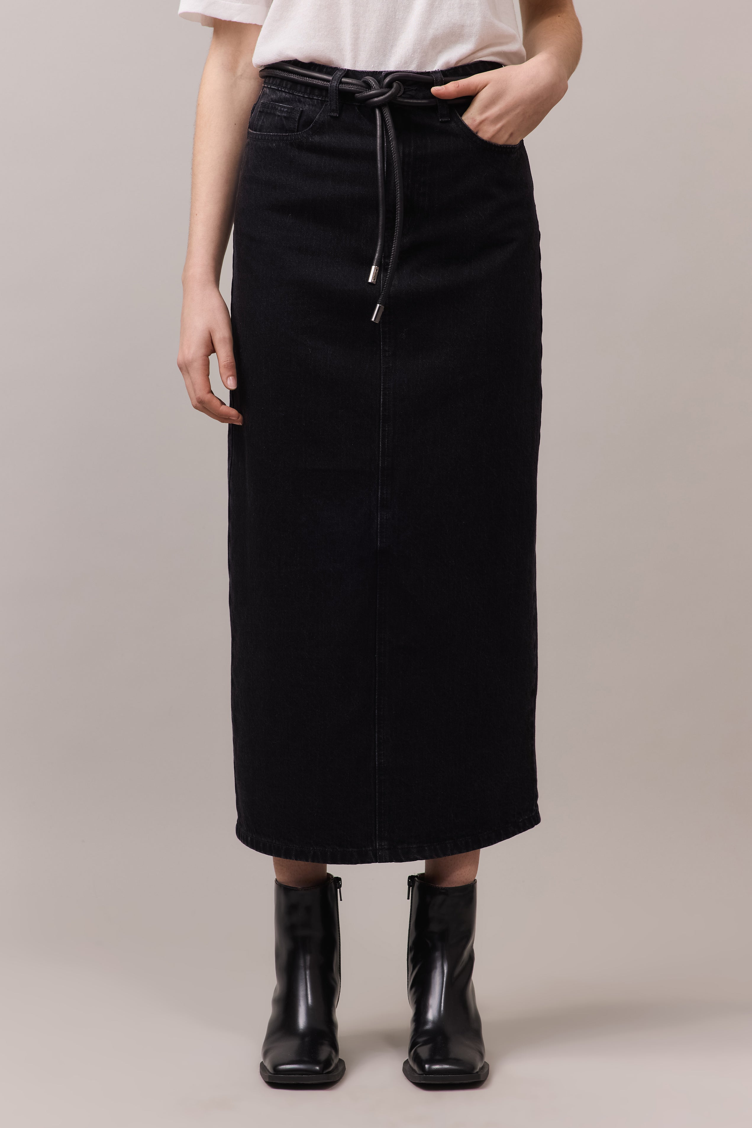 Rogue Longline Denim Skirt