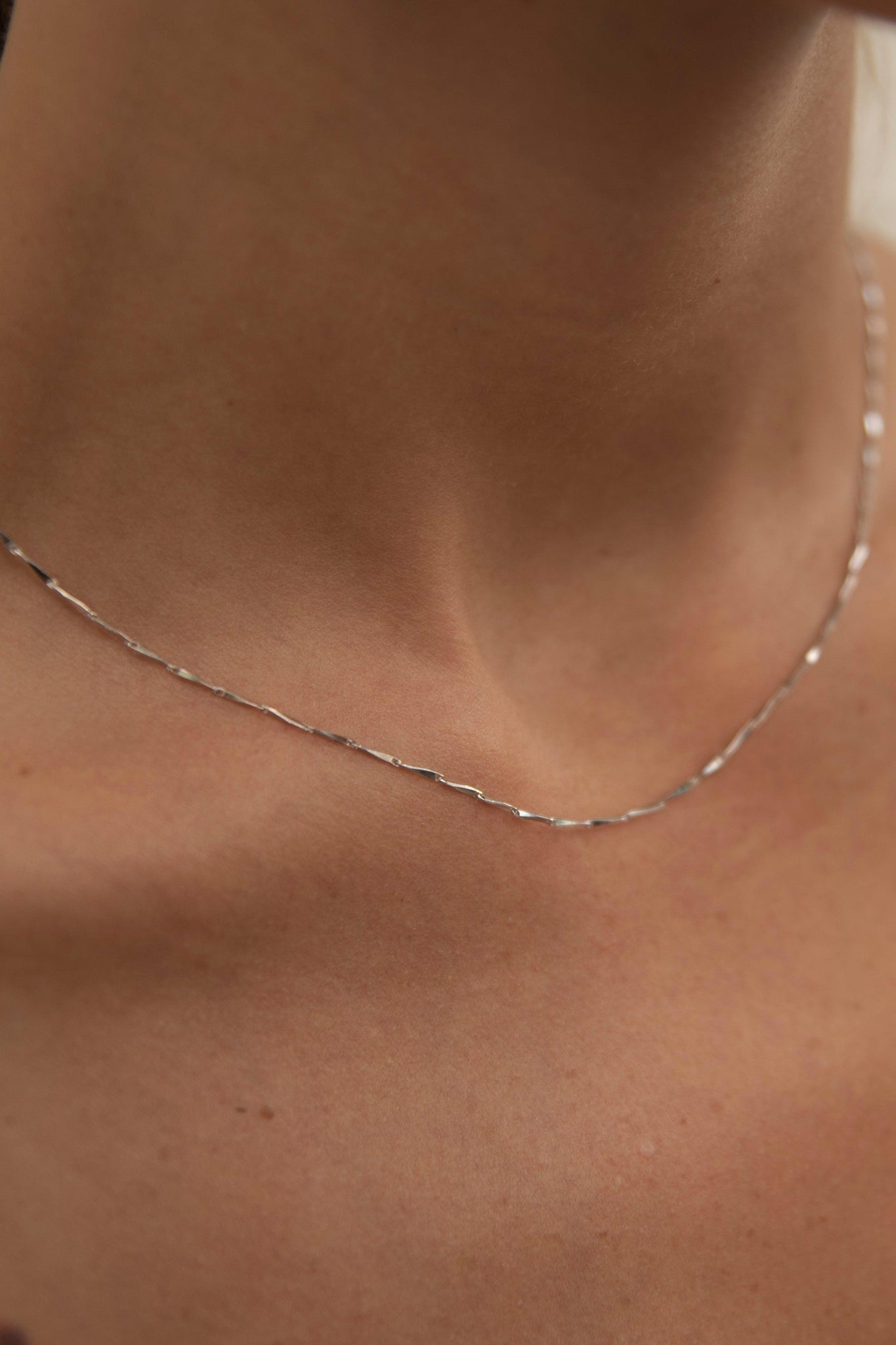 Briella Sterling Silver Chain Necklace - Skin and Threads