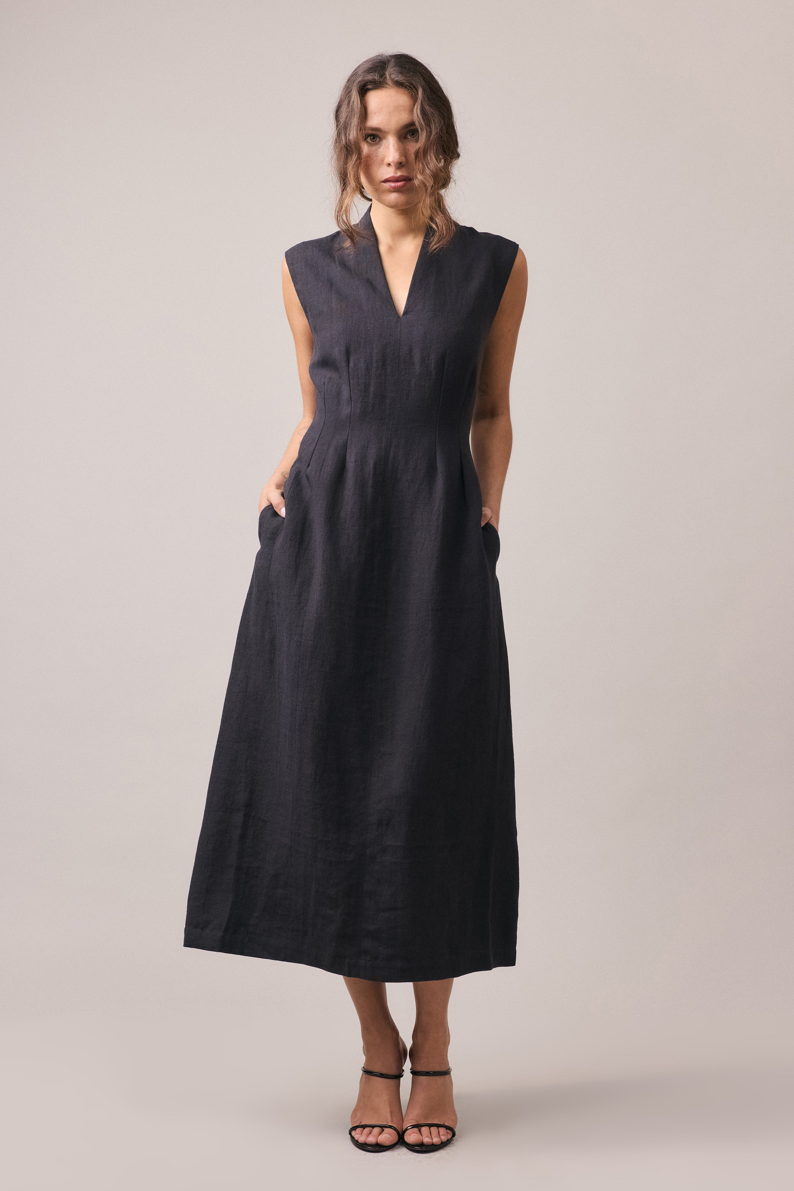 Rio Hemp Maxi Dress - Black