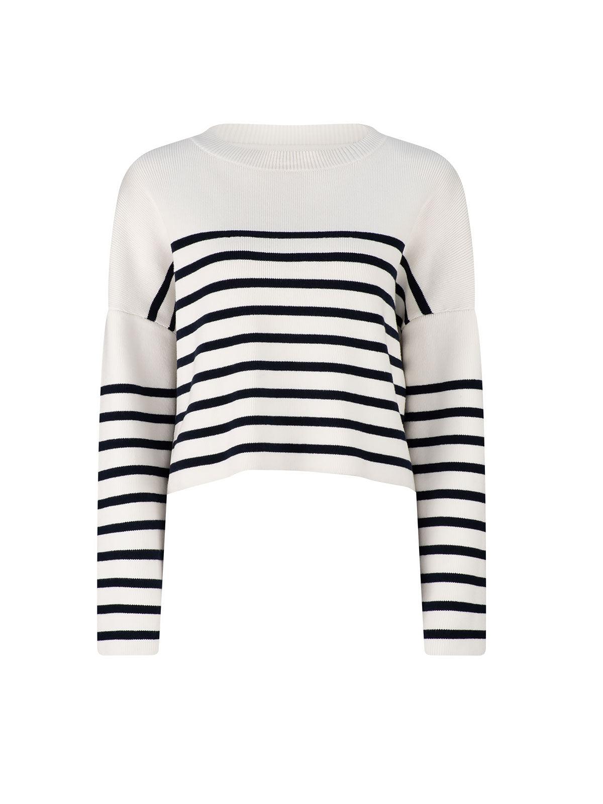 Cotton Rib Stripe Sweater