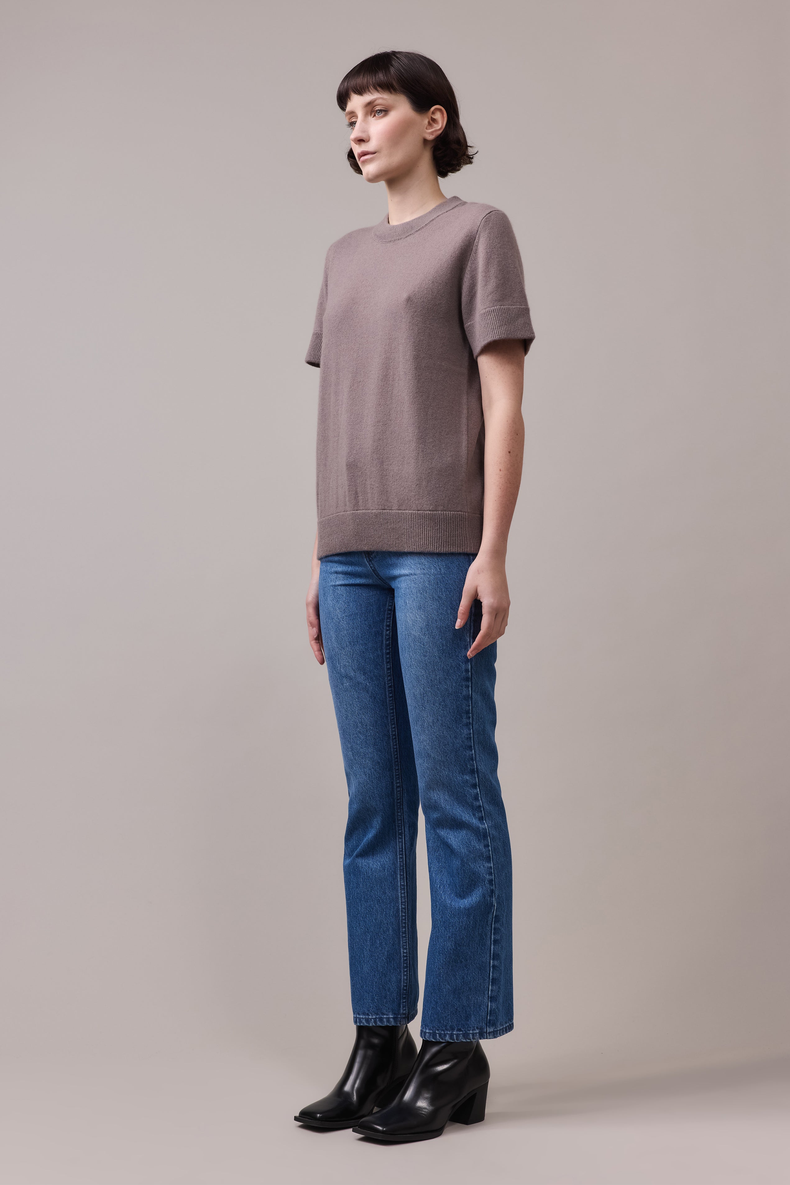 Cashmere Longline Tee