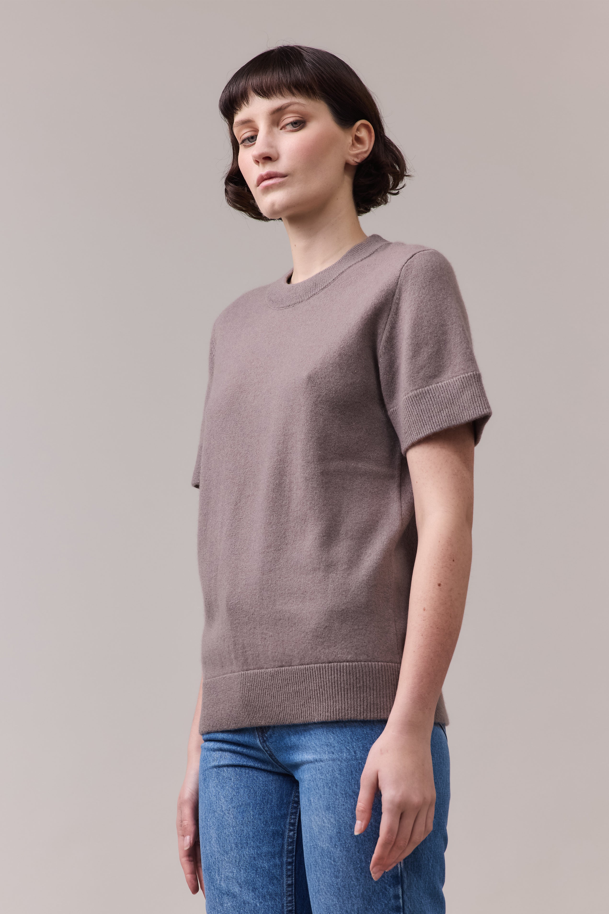 Cashmere Longline Tee