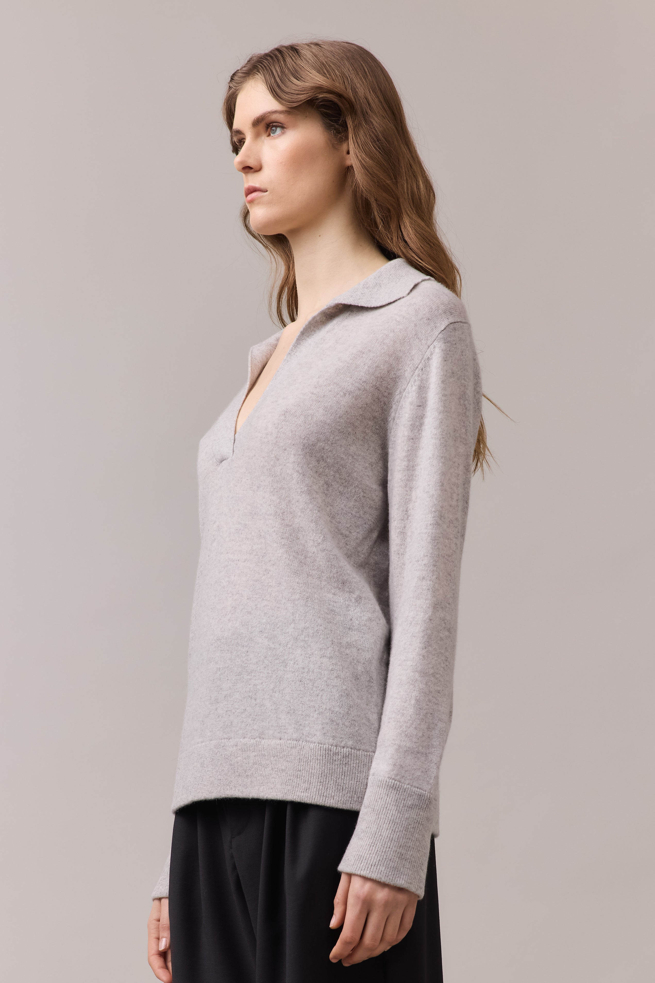 Cashmere Polo Knit