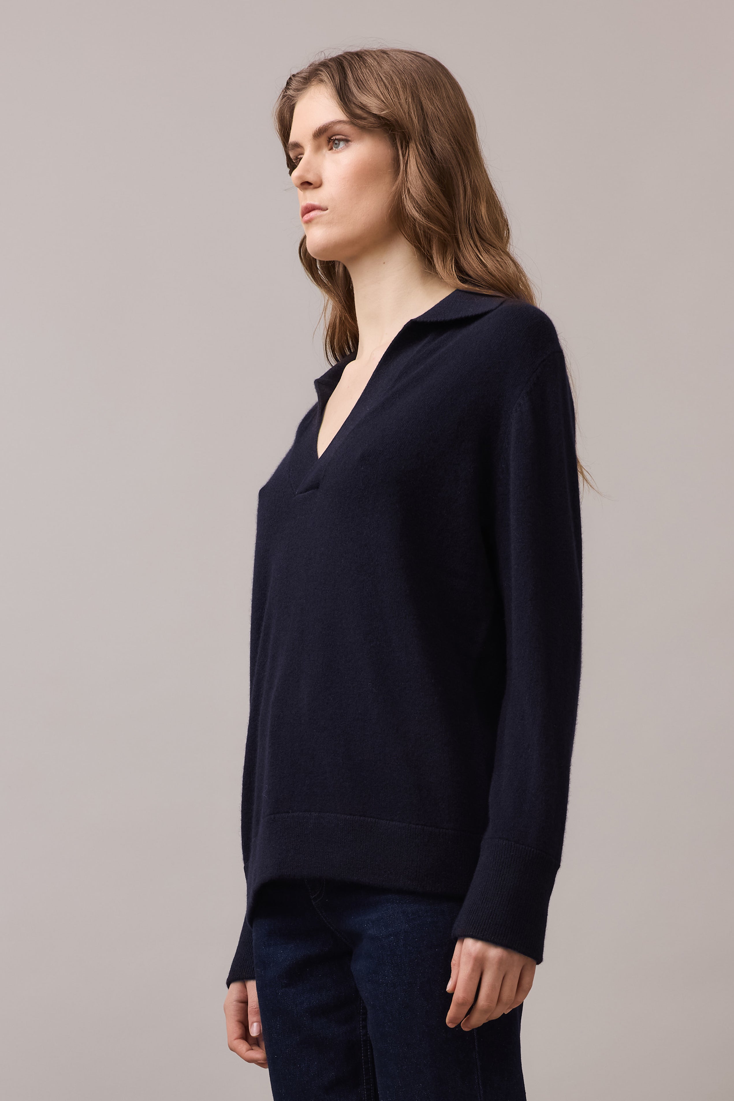 Cashmere Polo Knit