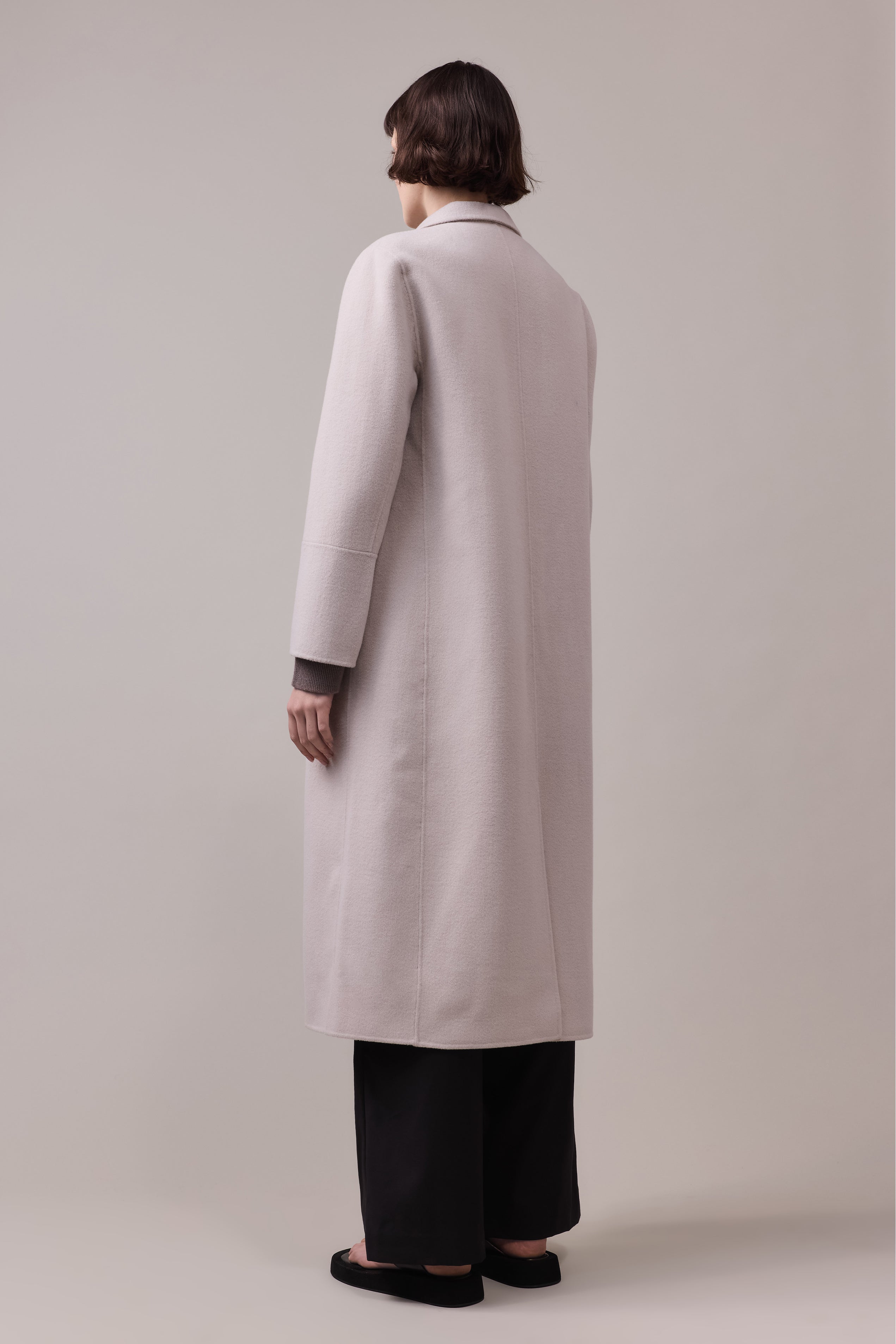 Georgie Wool Hand Stitch Overcoat