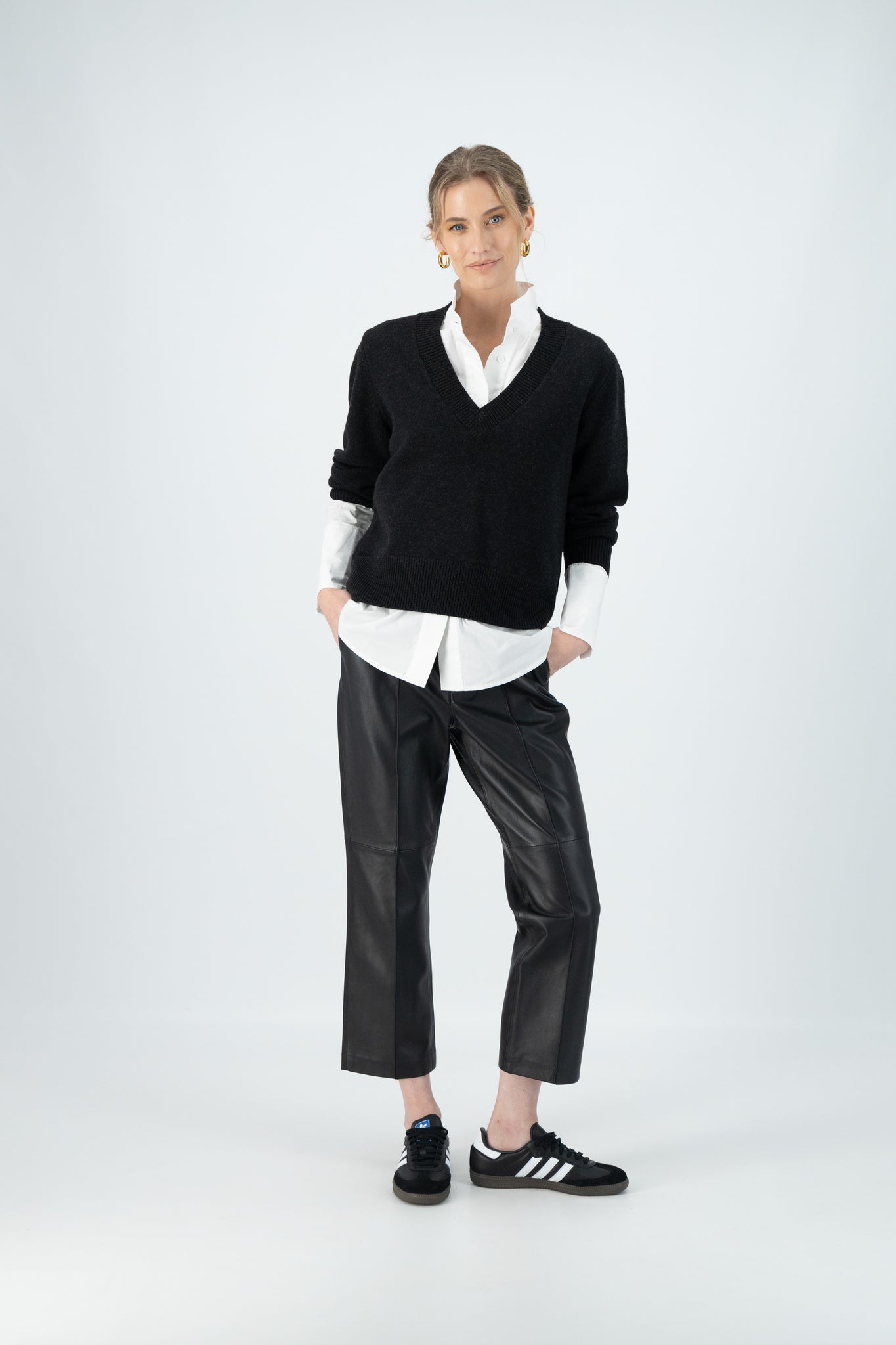 Kara Leather Trouser