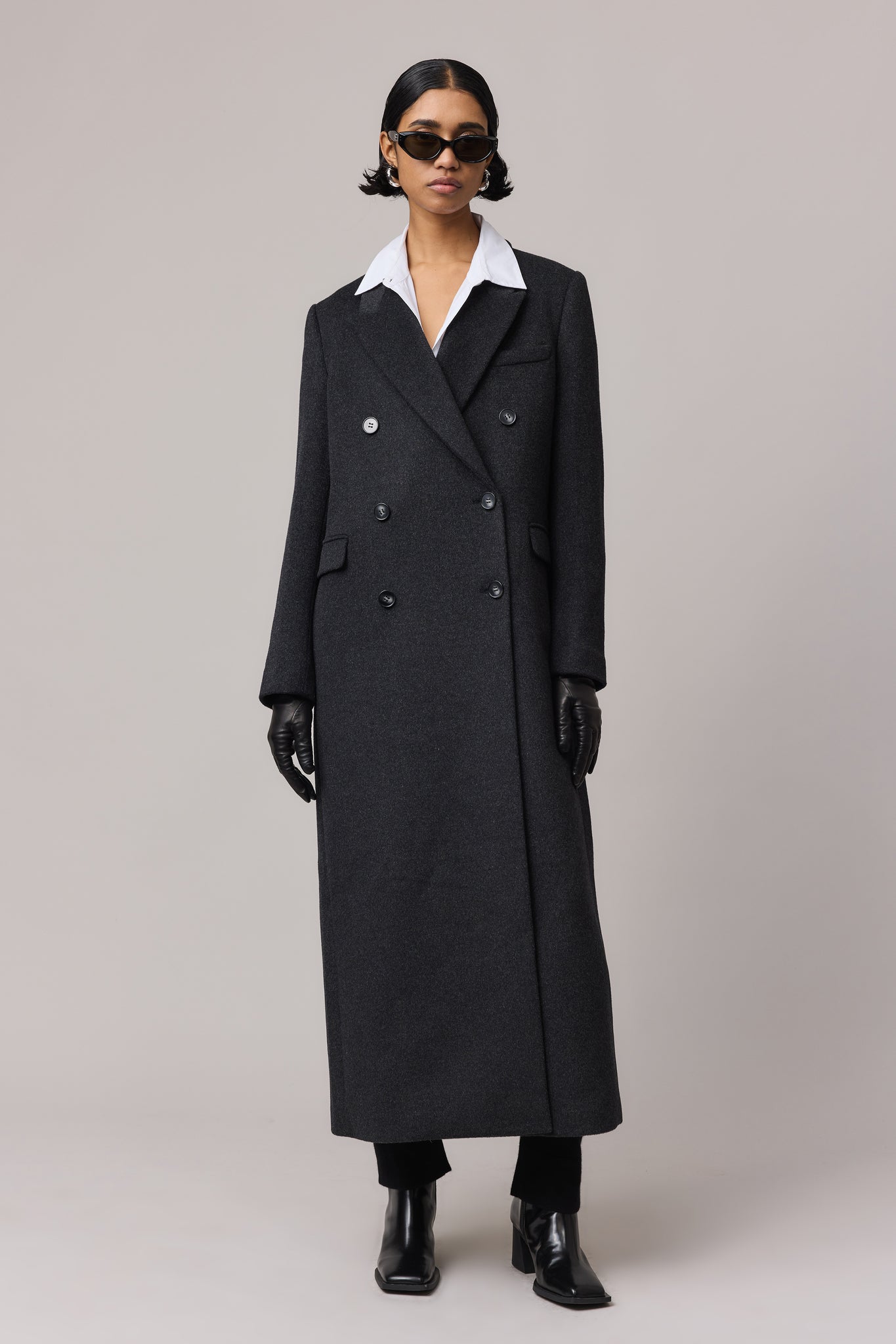 Moby Tailored Wool Duster Coat