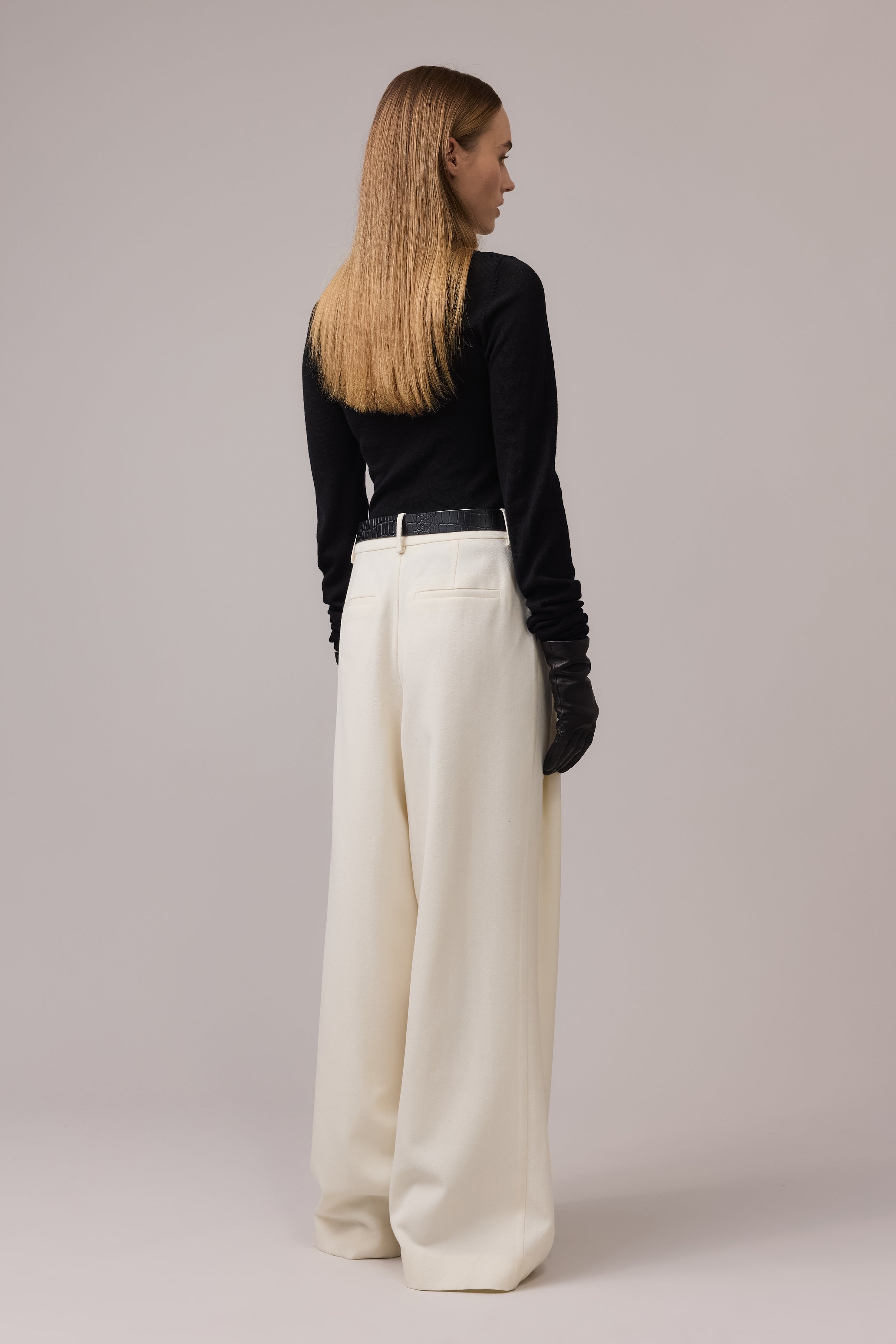 Lucy Wool Low Slung Pant