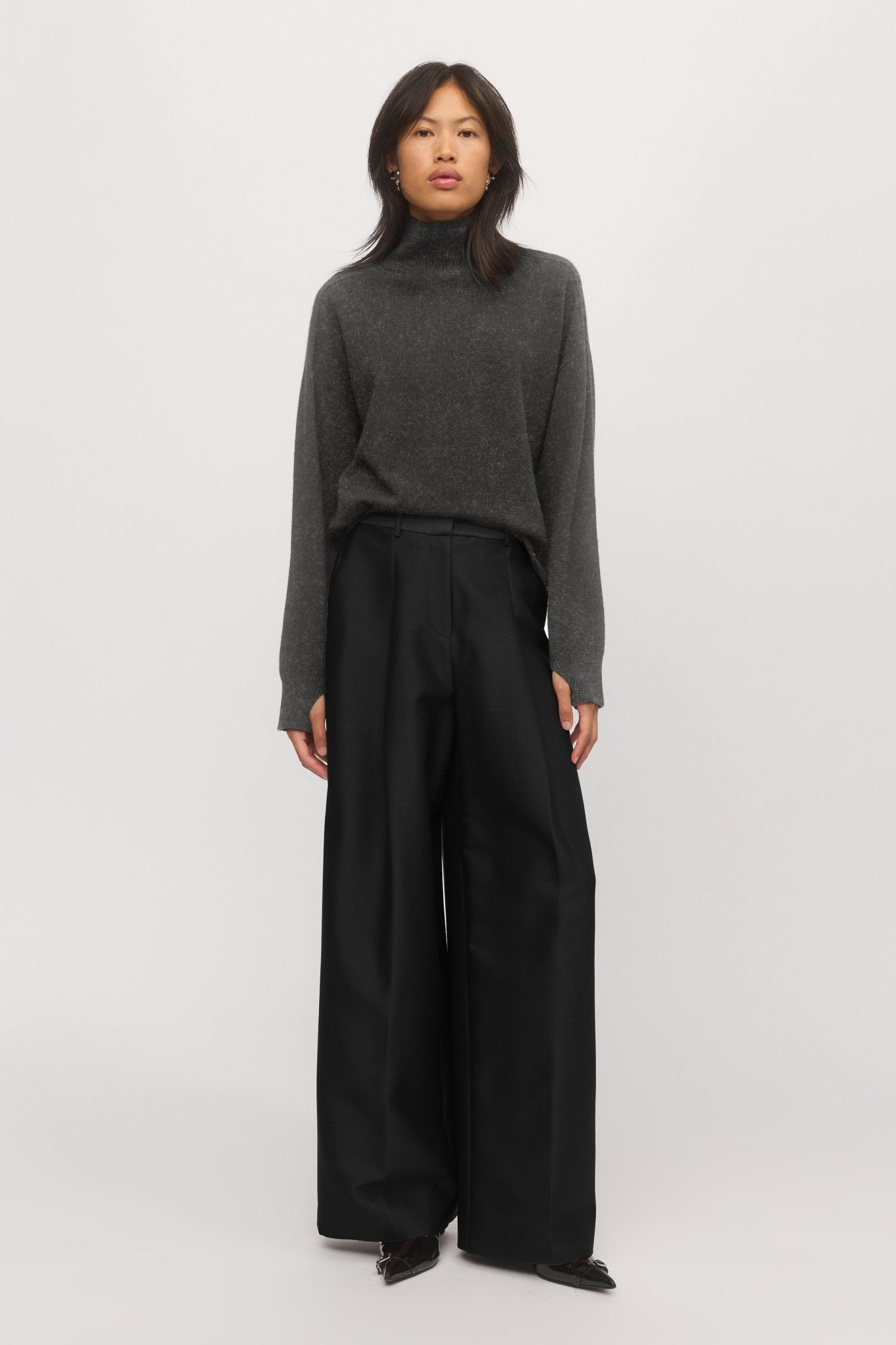 Cashmere Skivvy Graphite