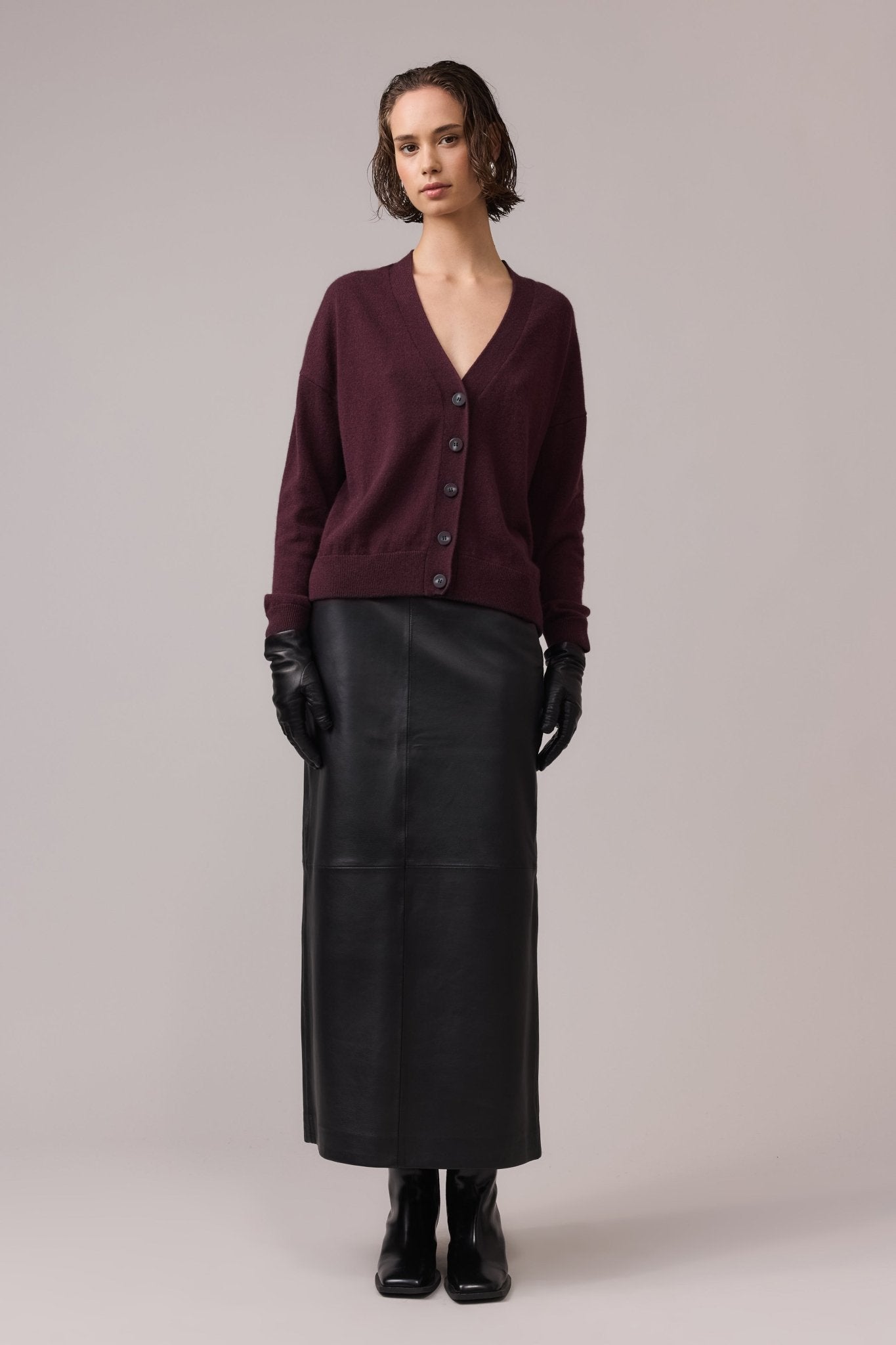 Cashmere V Neck Cardigan