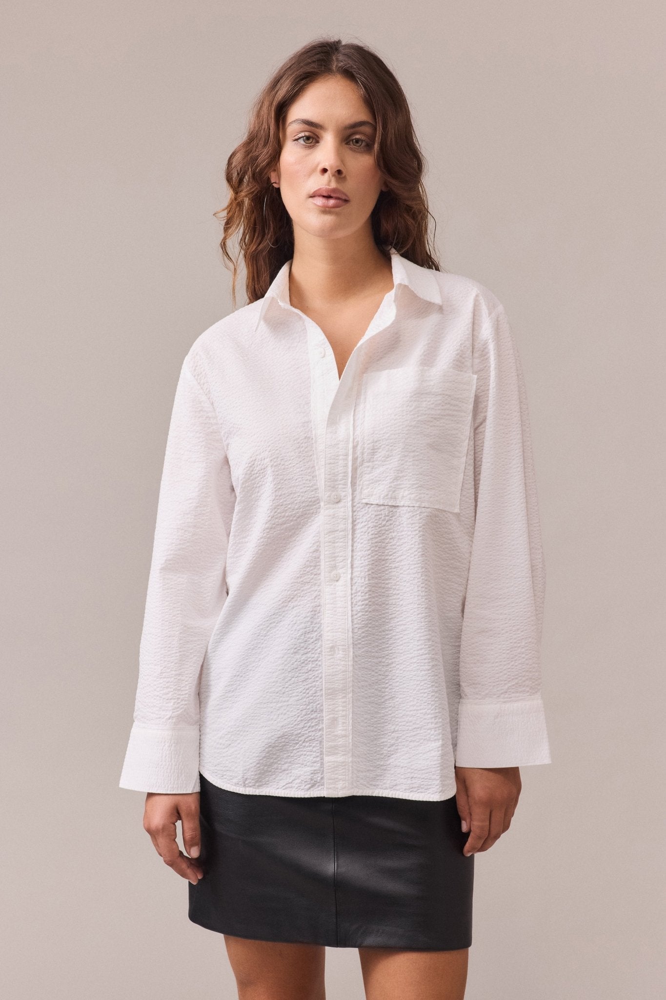 Crawford Textured Cotton Shirt