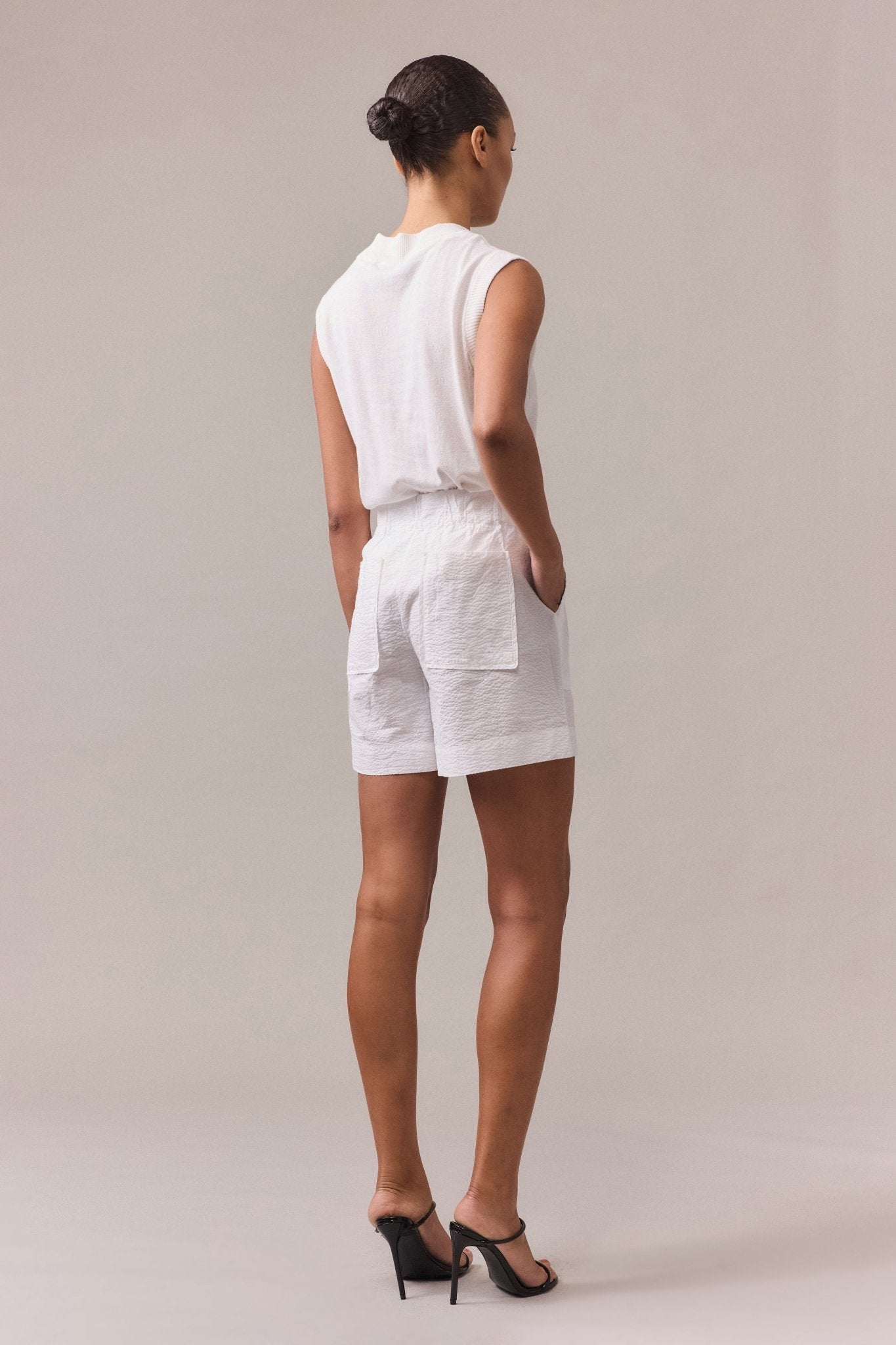 Crawford Textured Cotton Short