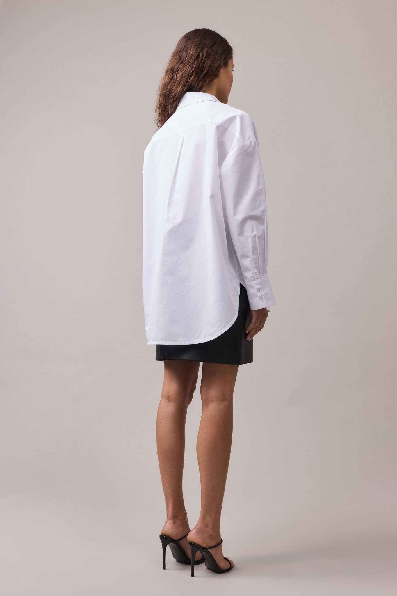 Drop Shoulder Cotton Shirt