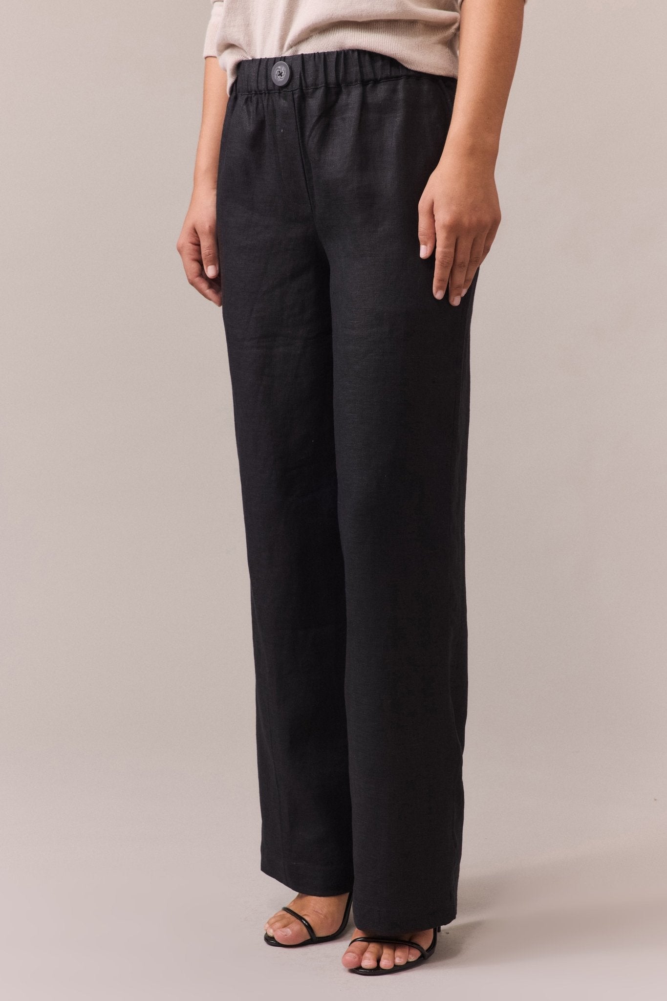 Gaia Linen Wide Leg Pant