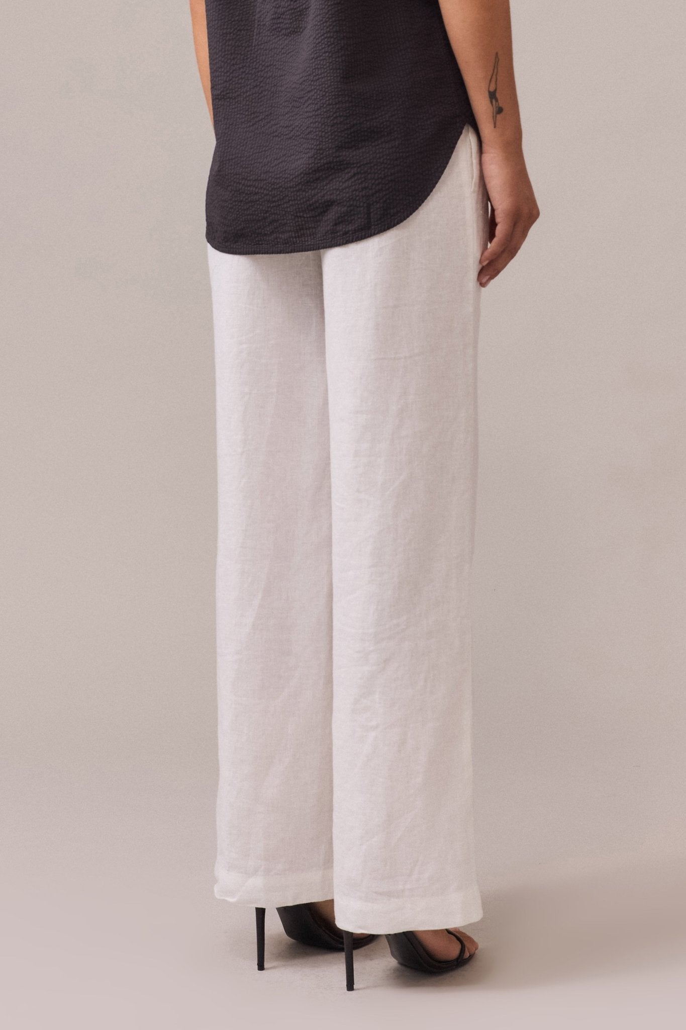 Gaia Linen Wide Leg Pant