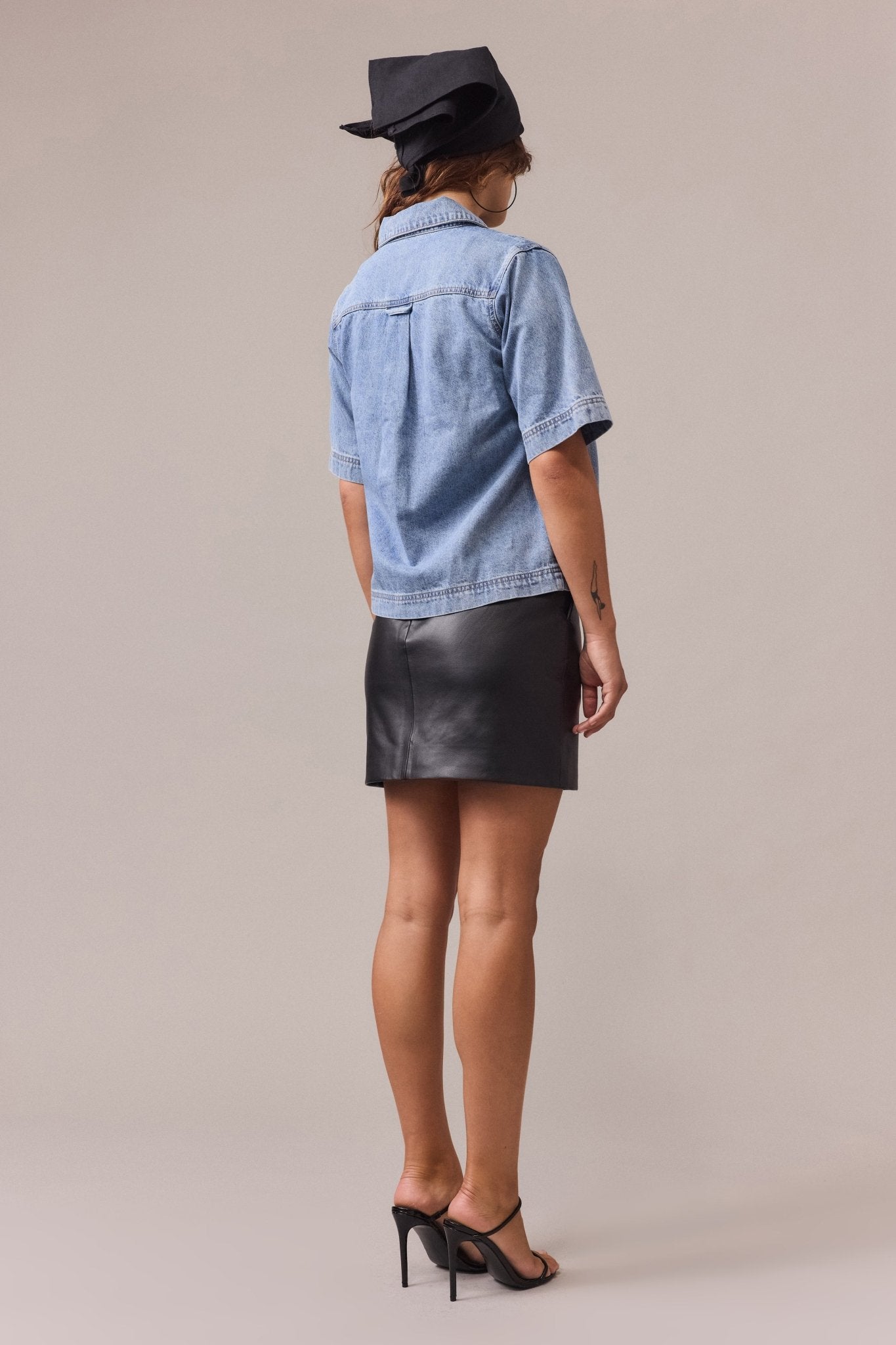 Kate Denim Panelled Shirt