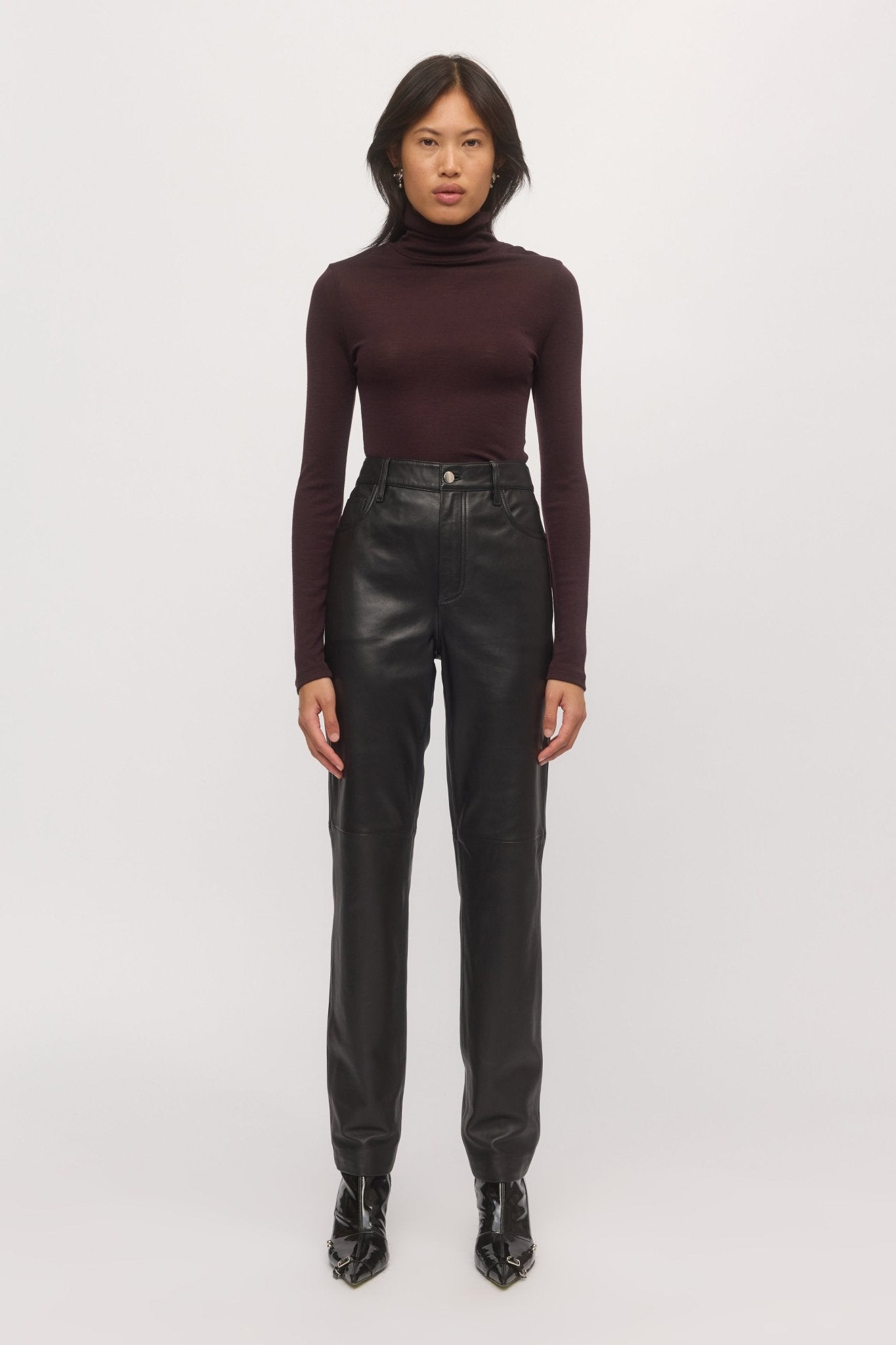 Leather Pants Midnight