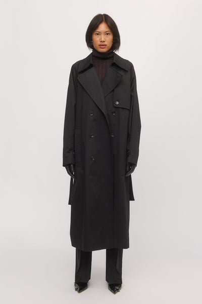 専用 ESSENTIAL WIDE OVER TRENCH COAT Oversized Trench Midnight - Women's Trench Coat