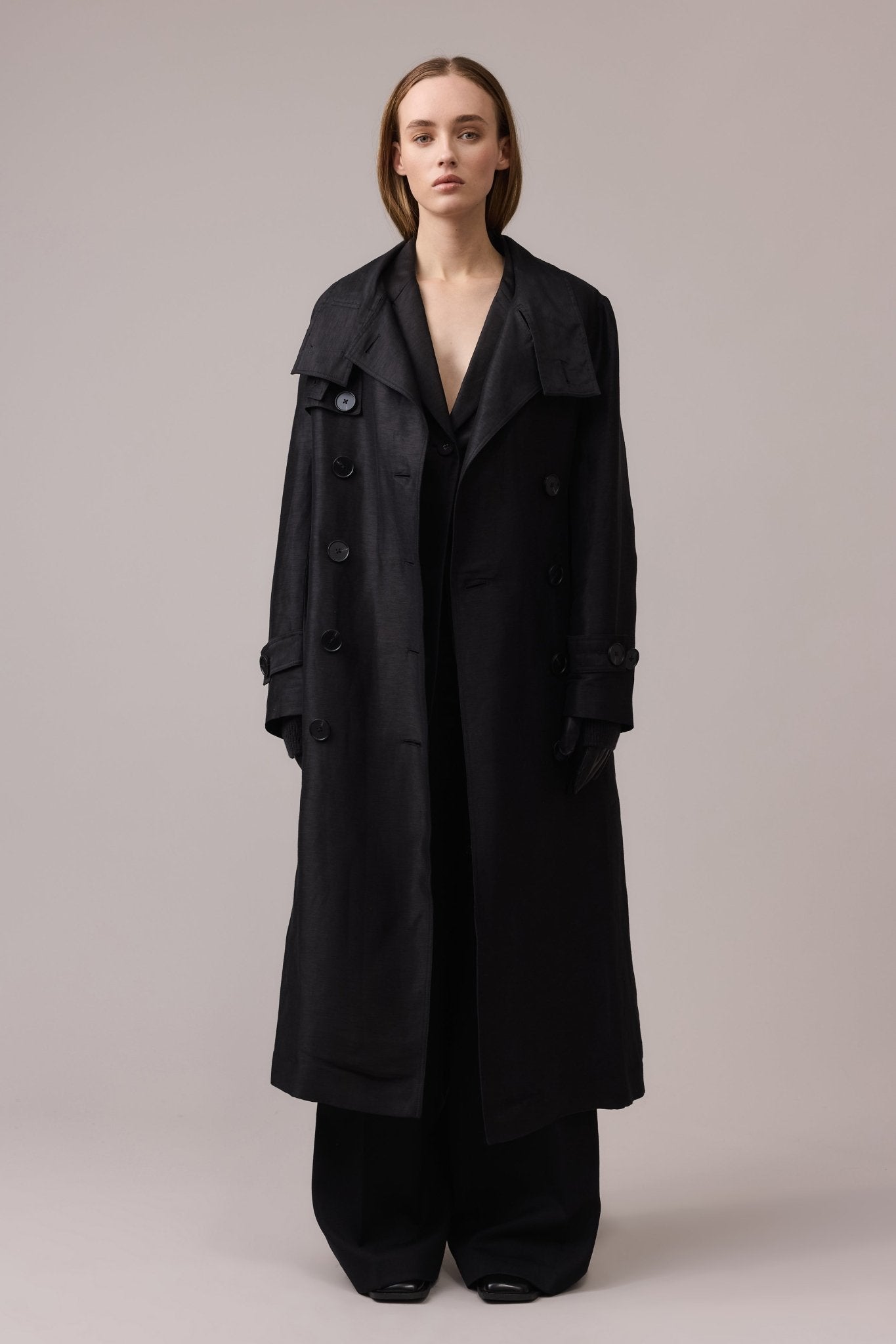 Remi Collared Trench Coat