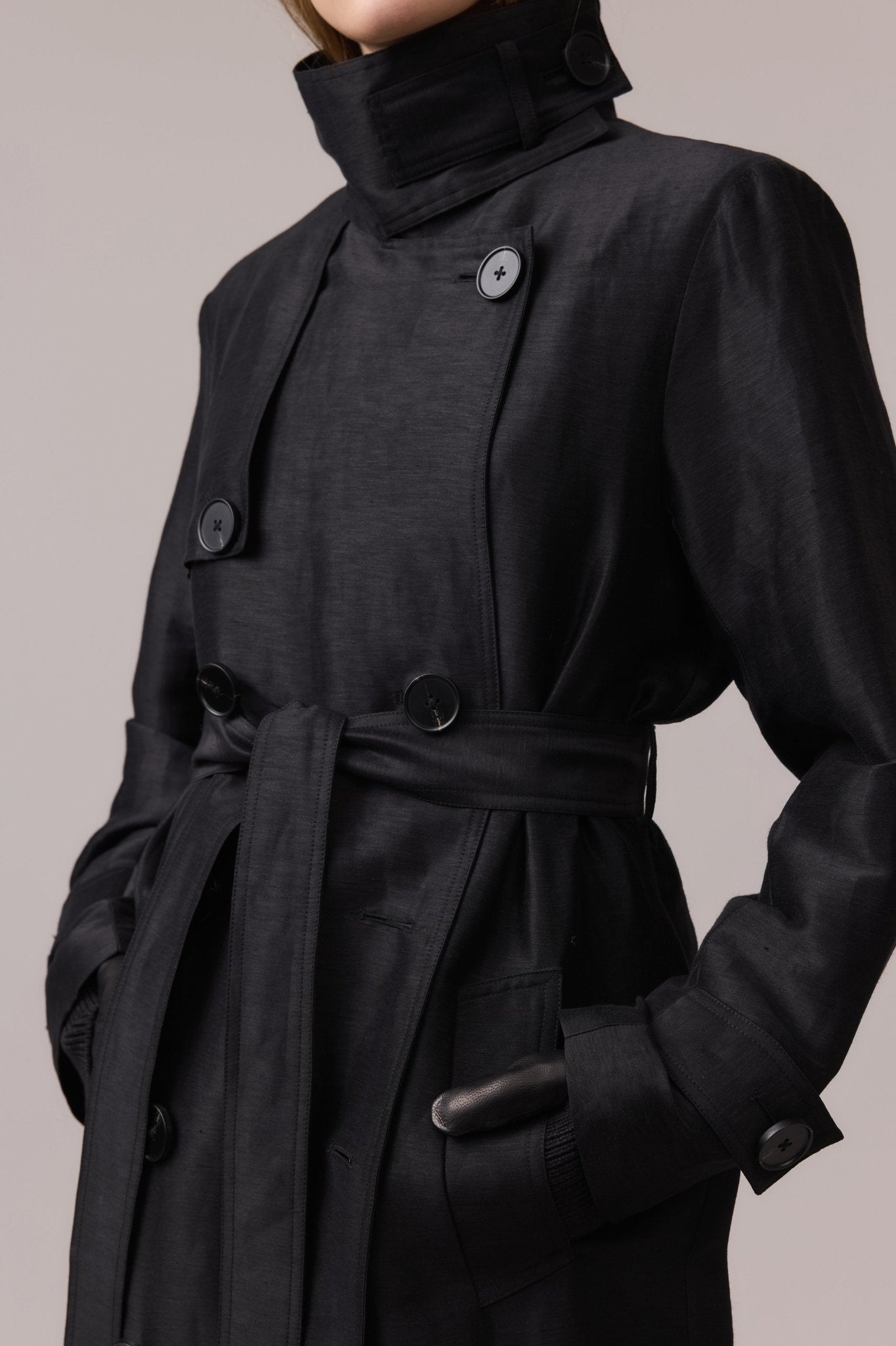 Remi Collared Trench Coat