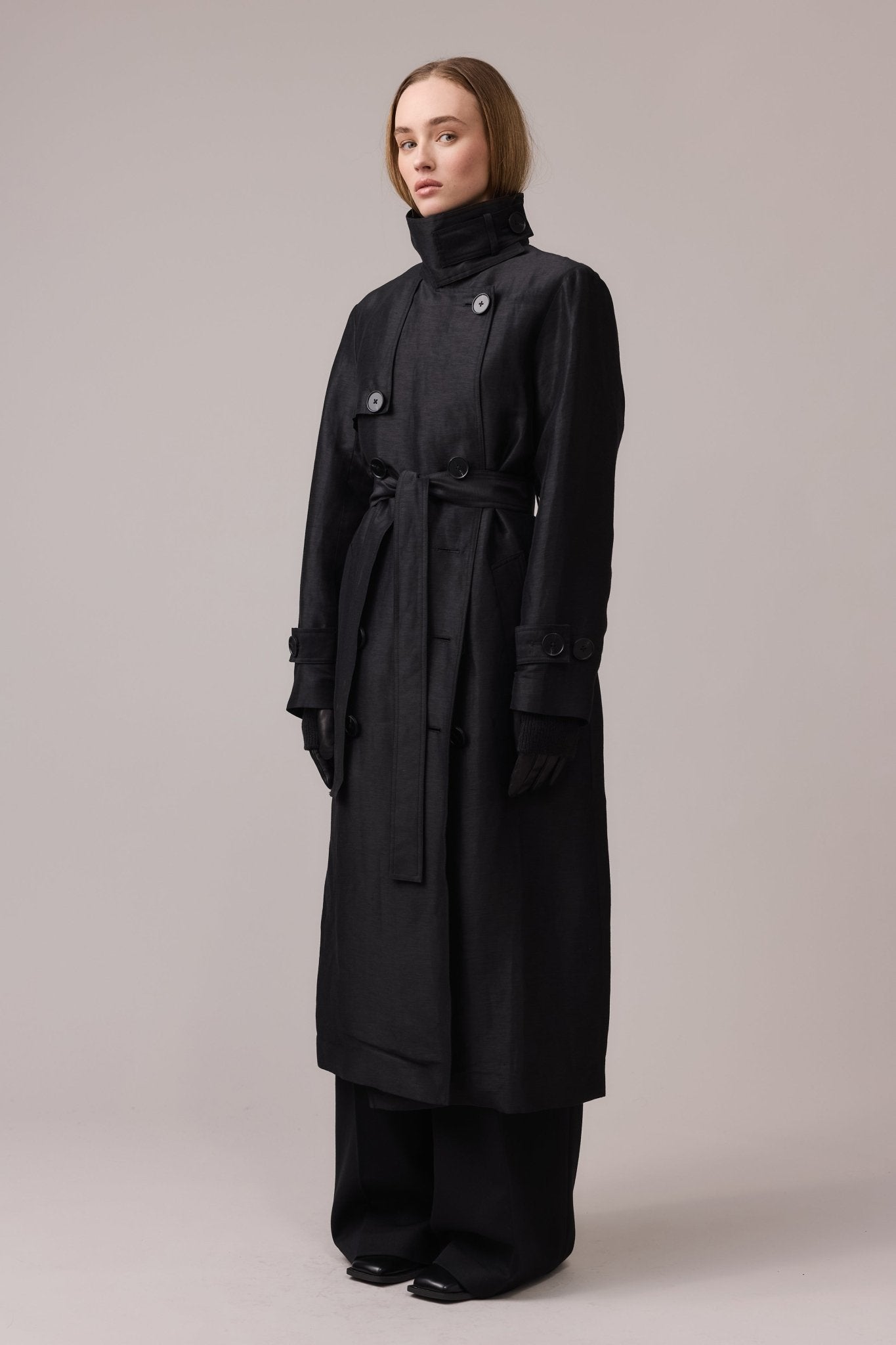 Remi Collared Trench Coat