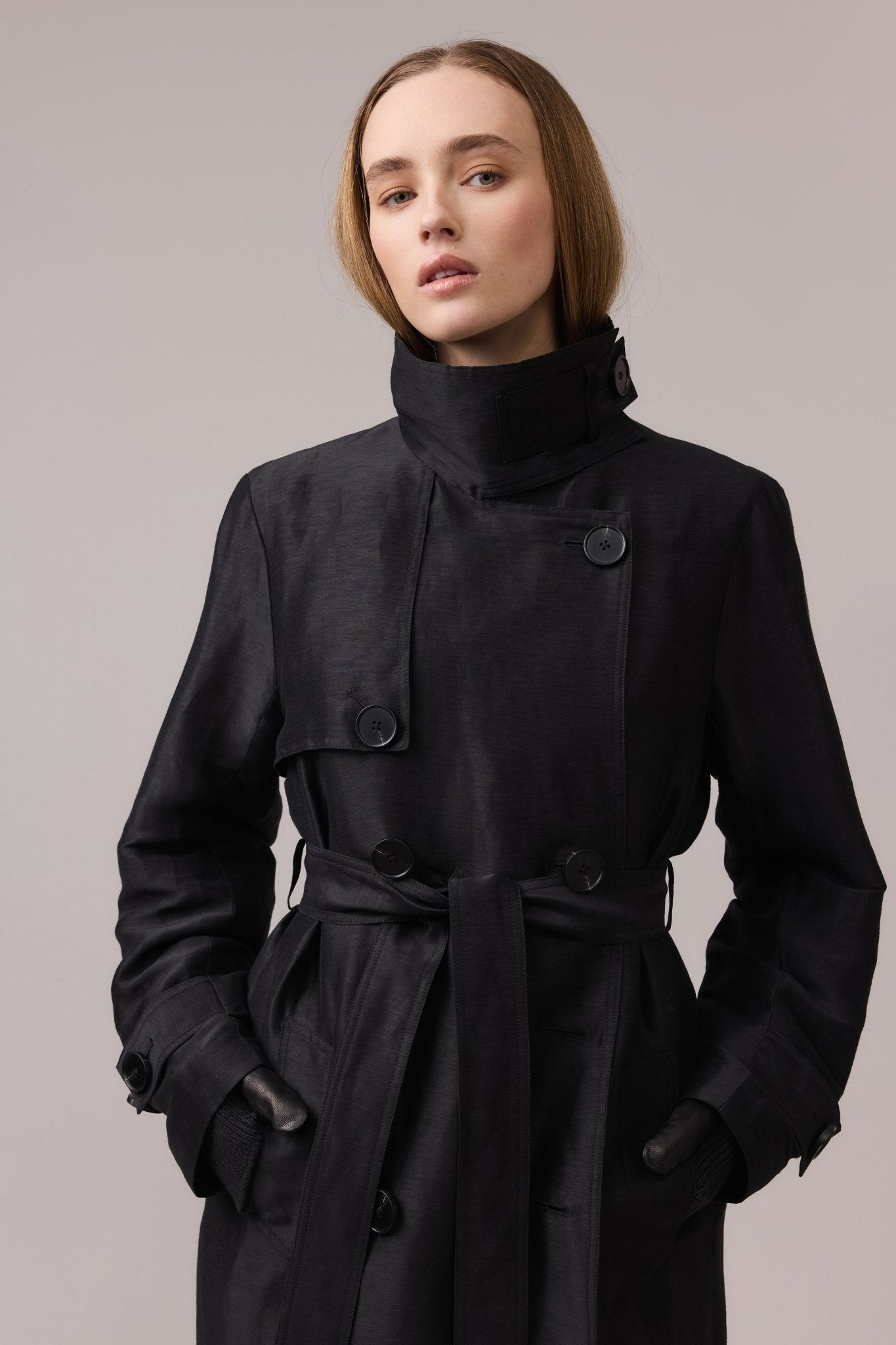 Remi Collared Trench Coat